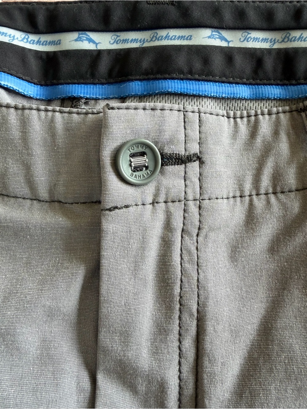 Tommy Bahama Men’s Shorts Size 33 Gray Golf Flat Front Stretch